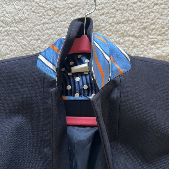 J Crew Schoolboy Wool Blazer Blue Size 0 - Picture 8 of 11